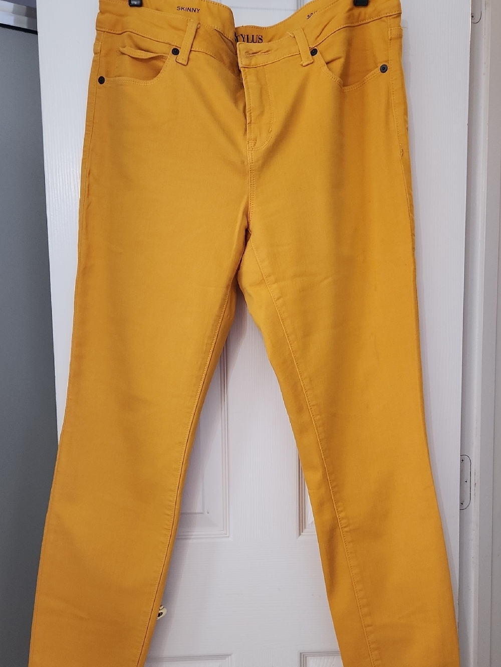 STYLUS Mustard Yellow Skinny Jeans
